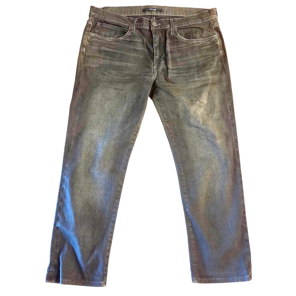 Men's Joe's Jeans Navy Green Straight Narrow Fit Size 36